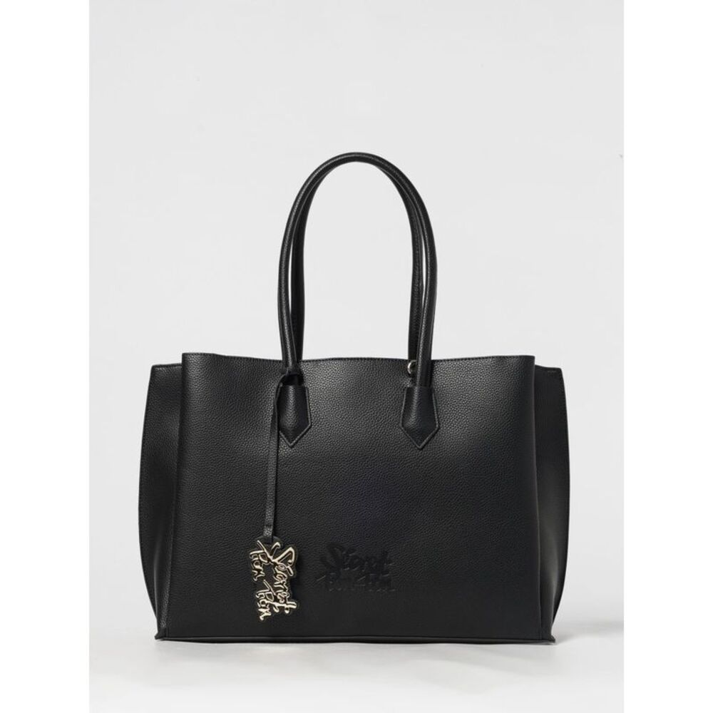 Secret Pon-Pon Tote Bag Woman Black
